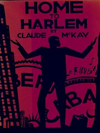 Cover of the book "Home to Harlem" by Claude McKay, depicting a stylized image of Harlem in the 1920s with vibrant colors and lively street scenes, representing the cultural richness and dynamic atmosphere of the Harlem Renaissance.